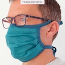 Vorschaubild Wiederverwendbare Maske elastischen Bändern – Mundbedeckung olive-grün