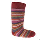 Vorschaubild Lange Vollplüsch Socken Wolle