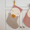 Vorschaubild Nikolaus Stiefel zum Befüllen Gans grau