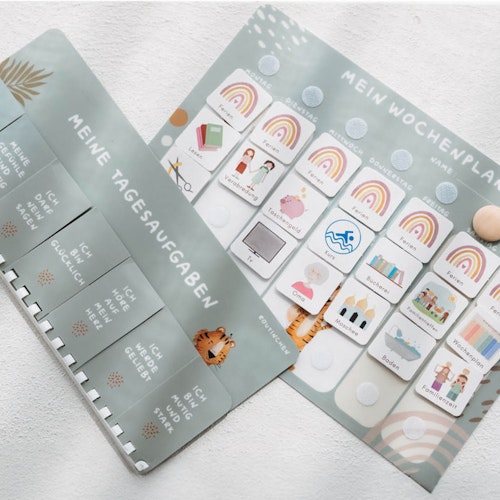 Wochen und Rourine Starterset Tiger inkl. 525 Symbole