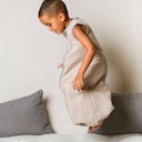 Vorschaubild Leichter Musselin Schlafsack mit Beinen