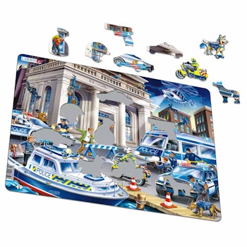 Kinder Puzzle ab 3 Jahre Polizei Einsatz