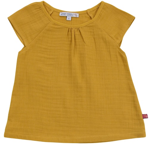 Musselin Shirt kurzarm