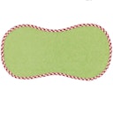 Vorschaubild Spucktuch 43 cm lang, 22 cm breit Baumwollfrottee grün