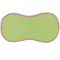 Spucktuch 43 cm lang, 22 cm breit Baumwollfrottee grün