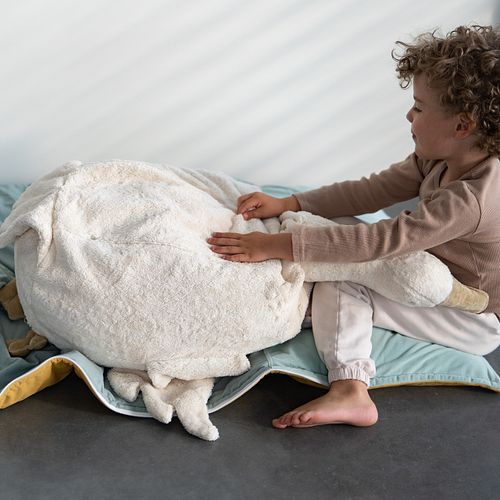 Sitzsack Gans weiß