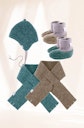 Vorschaubild Warme Wollfleece Babyschuhe petrol