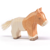 Shetland Fohlen Holzfigur 6 cm