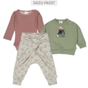 Vorschaubild Edle Krabbelhose Schleife Blumen