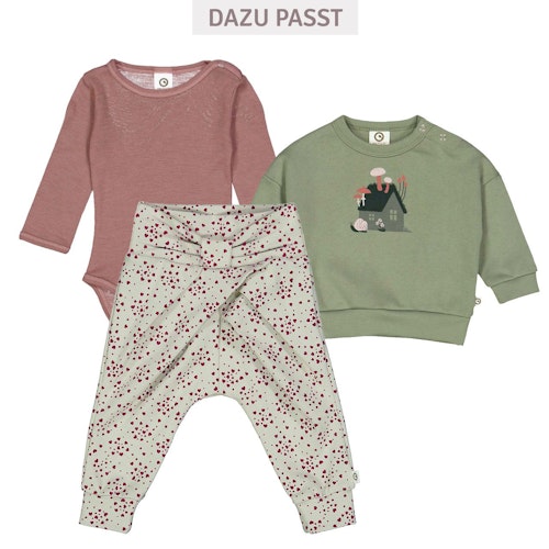 Edle Krabbelhose Schleife Blumen