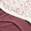 Vorschaubild 2er-Pack Slips Blümchen aus super weicher Bambus-Viskose