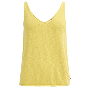 Leichtes Damen Strick-Top zitronengras