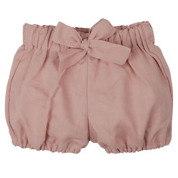 Robuste Leinen-Baumwoll Babyshorts nude