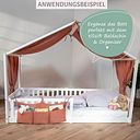 Vorschaubild Montessori Bett 140x200 - Bodenbett mit Rausfallschutz