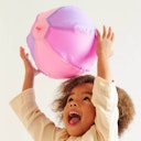 Vorschaubild Rosa Luftballonhülle aus Seide - Blüte