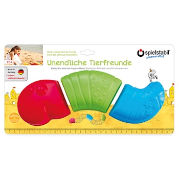 Endloser Wurm Sandförmchen 3-teilig