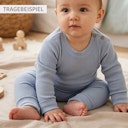 Vorschaubild Edle Ripp Leggings rosa