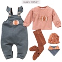 Vorschaubild Wende-Beanie Wintervögel