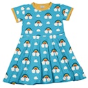 Vorschaubild Flatterkleid kurzarm Fee