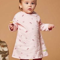 Jaquard Kleid langarm