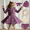 Vorschaubild Kleid Maxomorra langarm Motiv