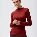 Vorschaubild Damen Rollkragen Langarmshirt