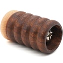 Vorschaubild Glöckchen-Shaker Holz Musikinstrument dunkel