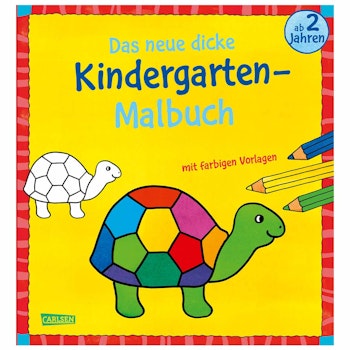 Kindergarten Malbuch ab 2 Jahren – 96 Seiten