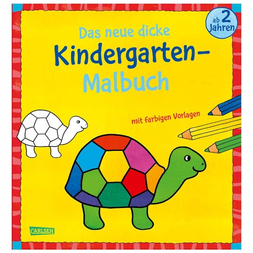 Kindergarten Malbuch ab 2 Jahren – 96 Seiten