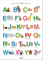 ABC Poster Lerntafel ab 4 Jahre 70x 100 cm