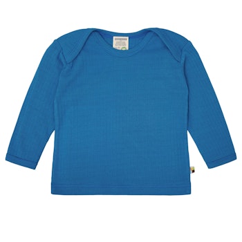 Softes Langarmshirt grobe Rippe violett