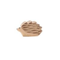 Igel gross Holzfigur 4 cm hoch