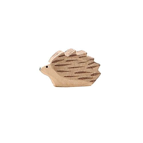 Igel gross Holzfigur 4 cm hoch