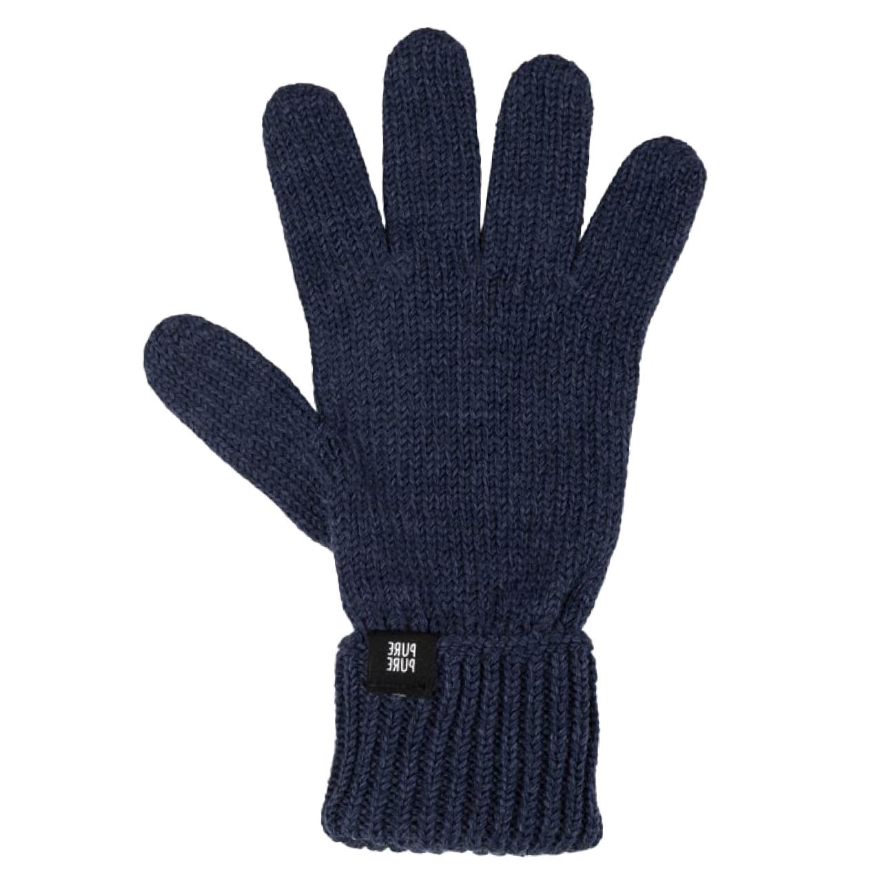 Fingerhandschuhe Umschlagbund Wolle Seide