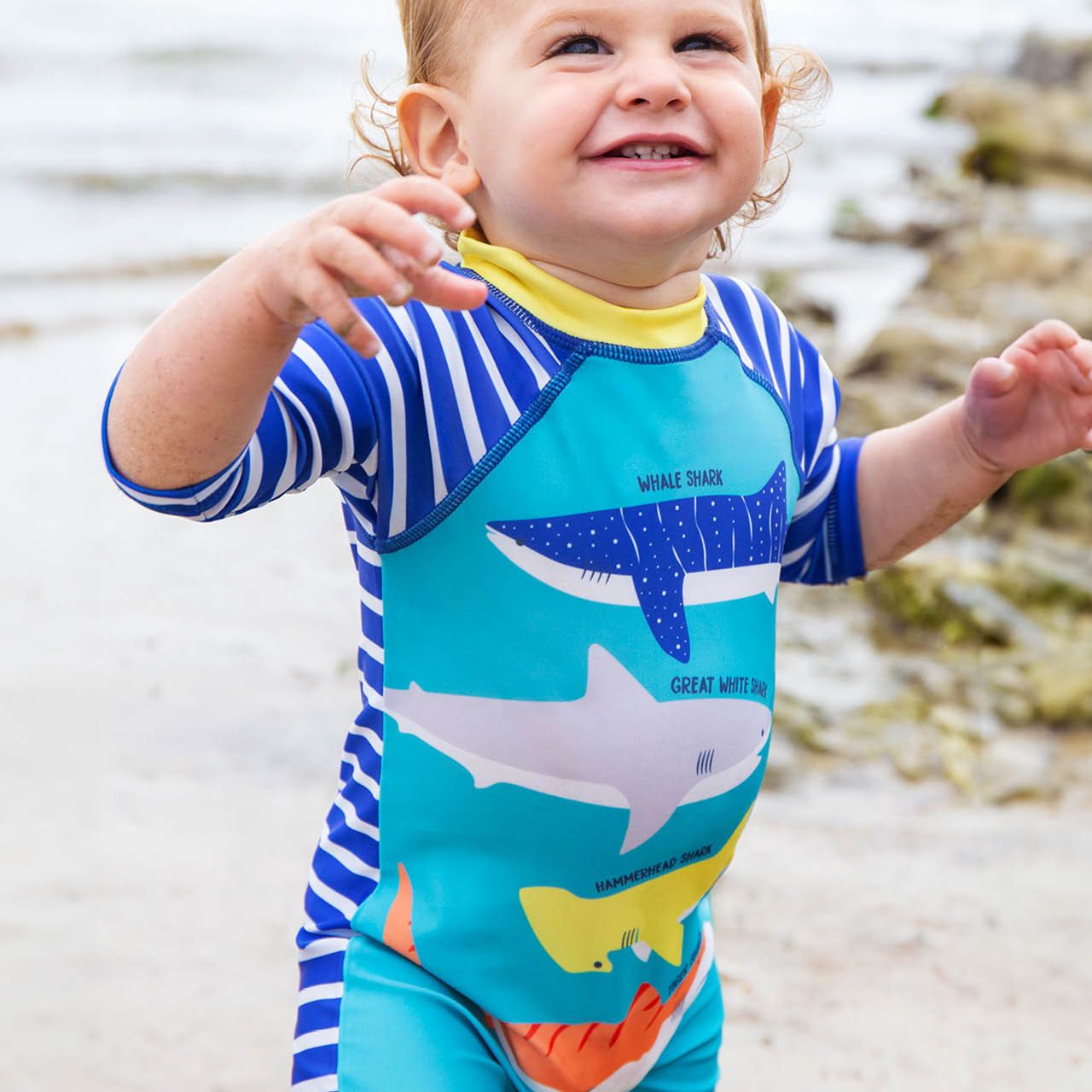Badebekleidung Frugi Kunstfaser Motiv