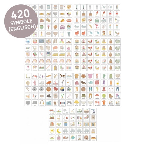 Wochenplaner Tiger inkl. 420 Symbole Englisch