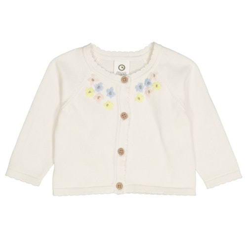Elegante Strickjacke Blumen