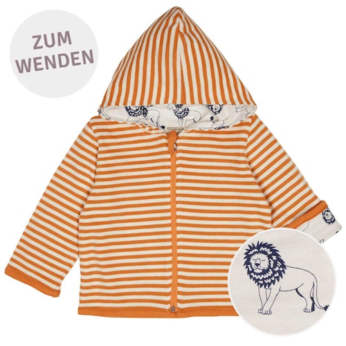 Wendejacke Kapuze Ringel