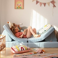 Funzy Spielsofa 4-teilig Hellblau