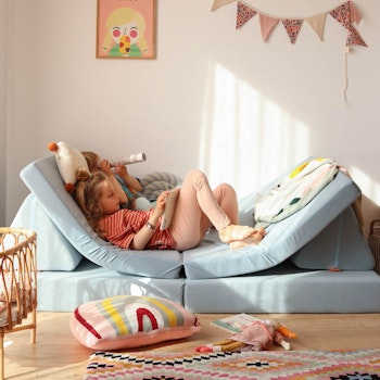 Funzy Spielsofa 4-teilig Hellblau