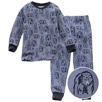 Schlafanzug People Wear Organic langarm Motiv