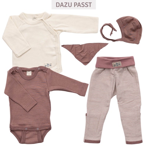 ParentName: Bündchenhose Ringel Wolle Seide Beinumschlag
