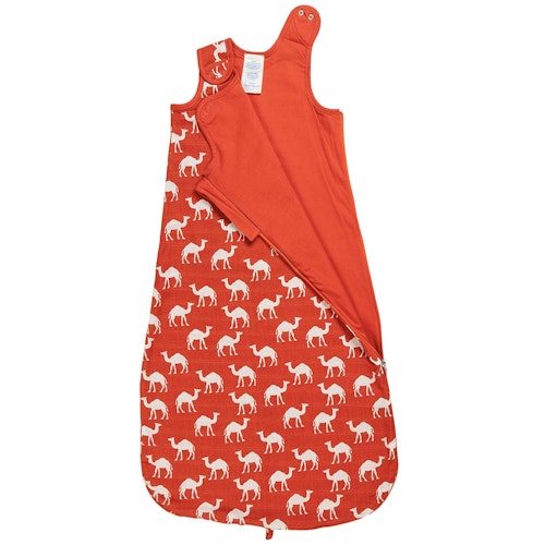 Leichter Musselin Baby Schlafsack Kamel