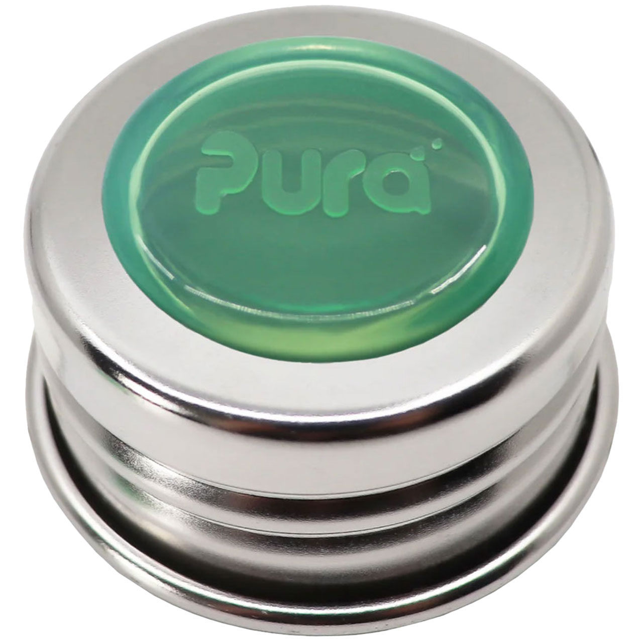 Auslaufsicherer Deckelaufsatz für alle Pura Flaschen moss