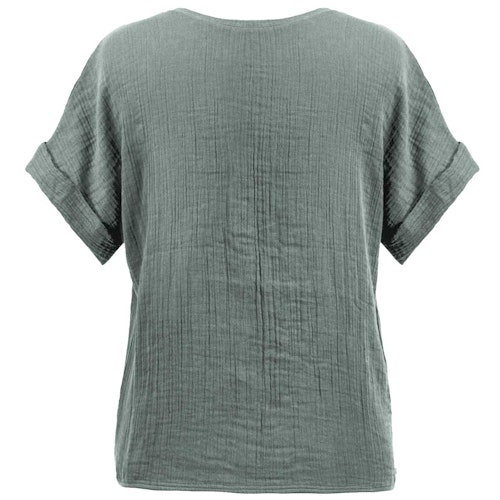 Lockere Damen Musselin Bluse