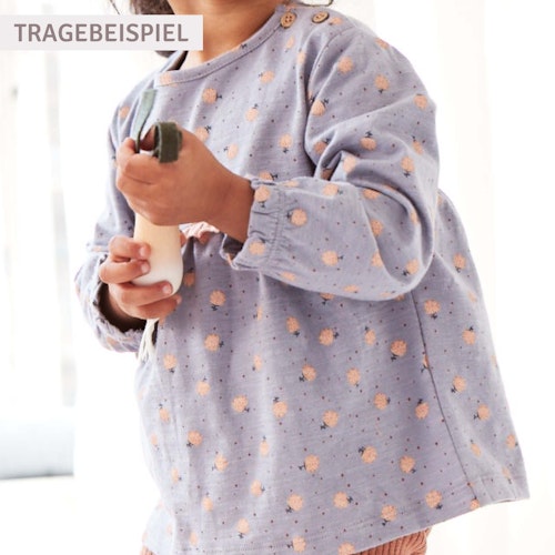 Edles Langarmshirt Herbstblüten