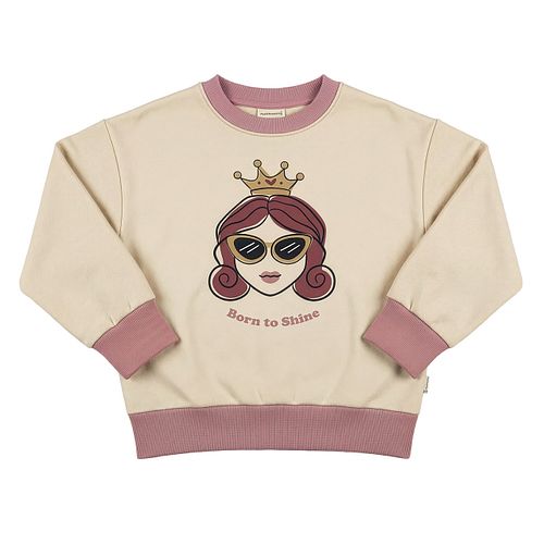 Pullover beige Wikinger Print