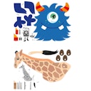 Vorschaubild Hexentreppen-Set „Tiere“ – Set für 11 Figuren