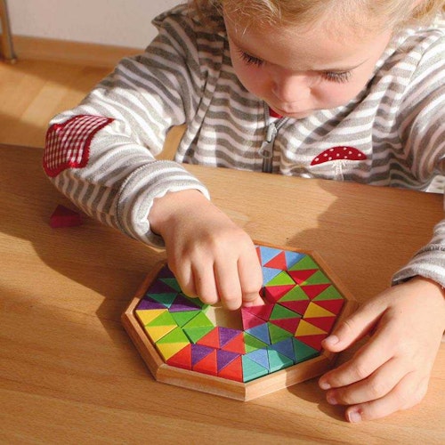 Mandala räumliches Denkspiel Gestaltung - 16 cm - 72 Teile