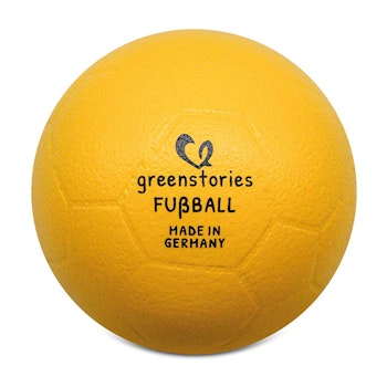 Fussball Softball 21 cm gelb E-Junioren U10
